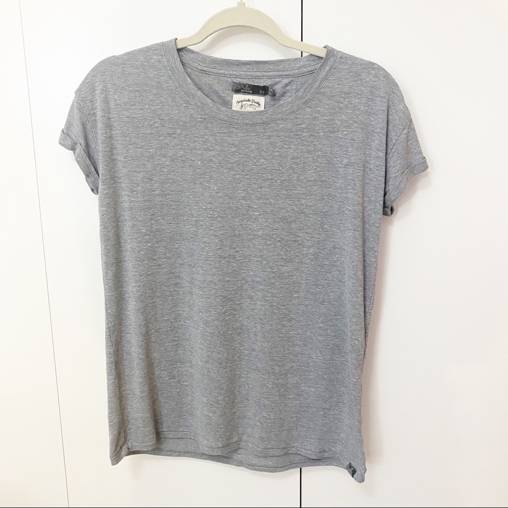 Prana Grey Soft Lightweight Tee